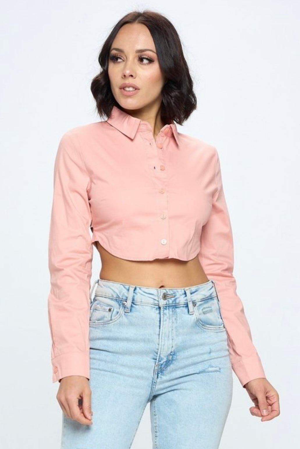 Camisa Crop Glow