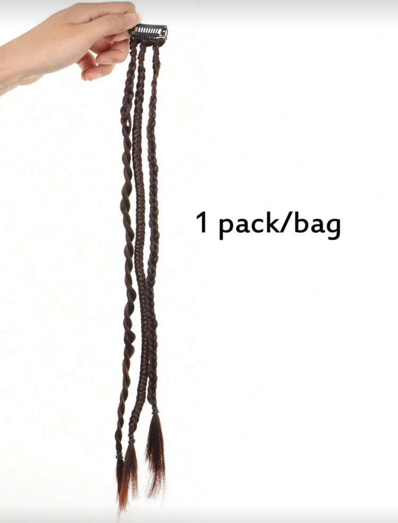 Extensiones Trenzadas con Clip “Boho Twist”
