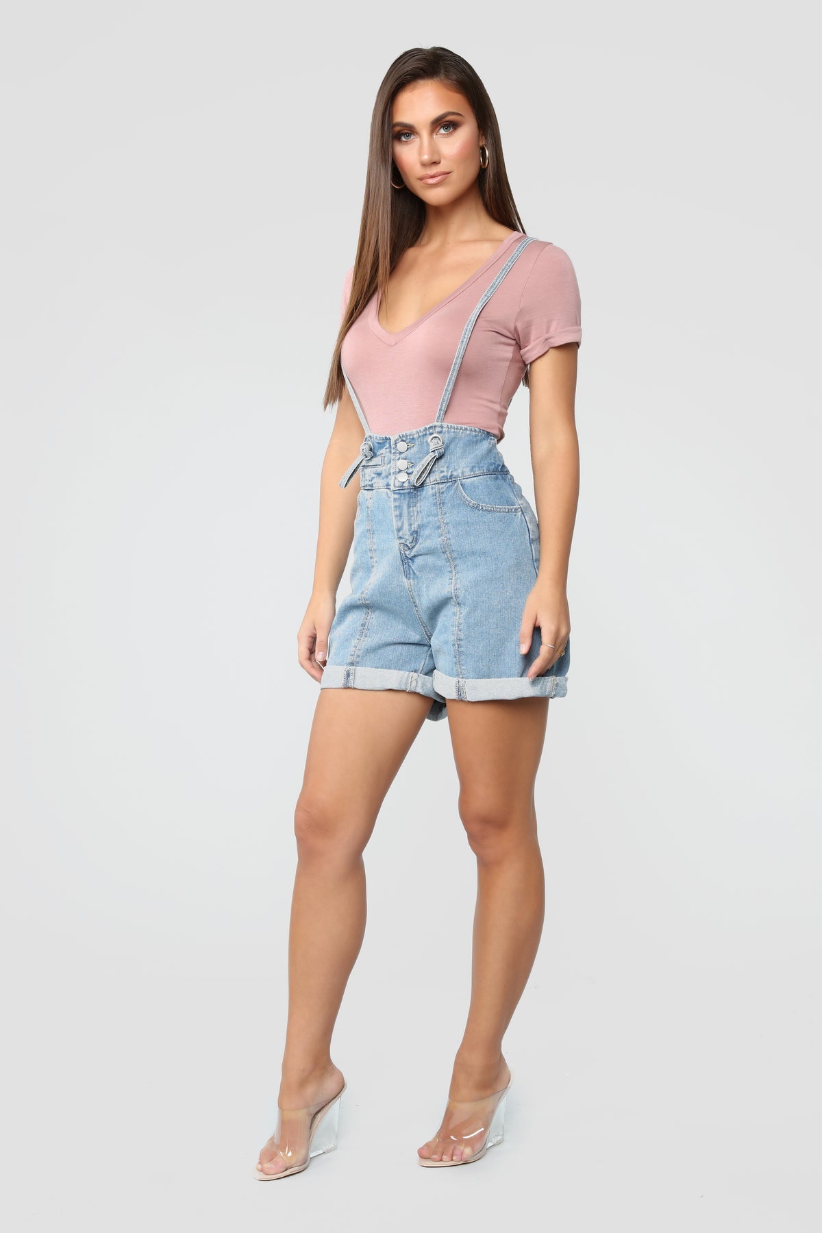 Short Denim Paperbag