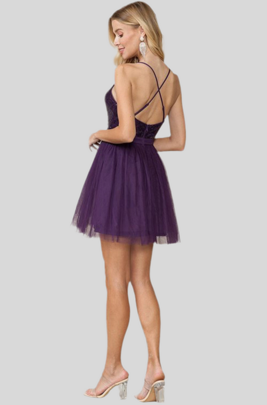 Vestido Purple Glam
