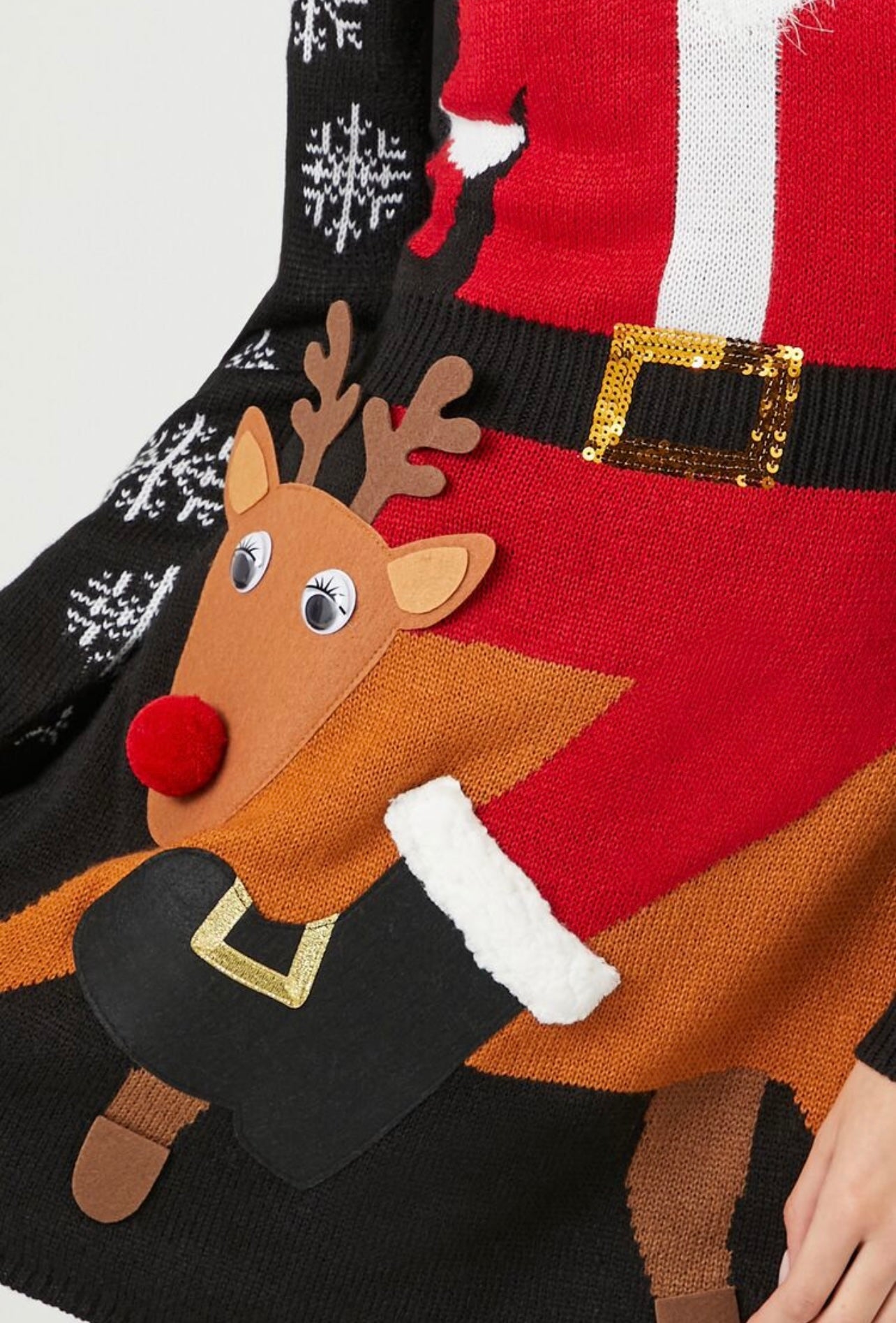 Vestido Navideño Reno & Santa