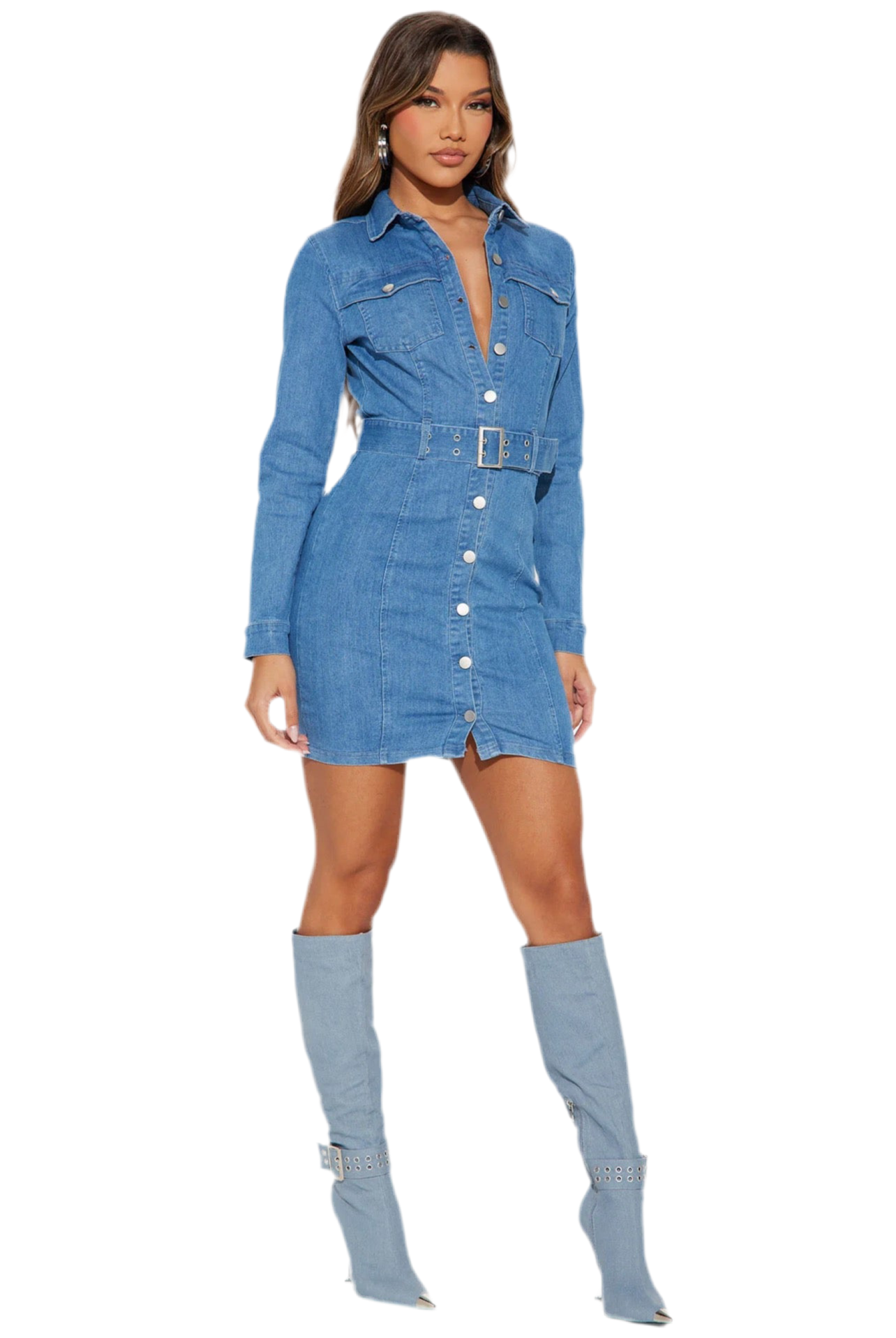 Vestido Denim Chic
