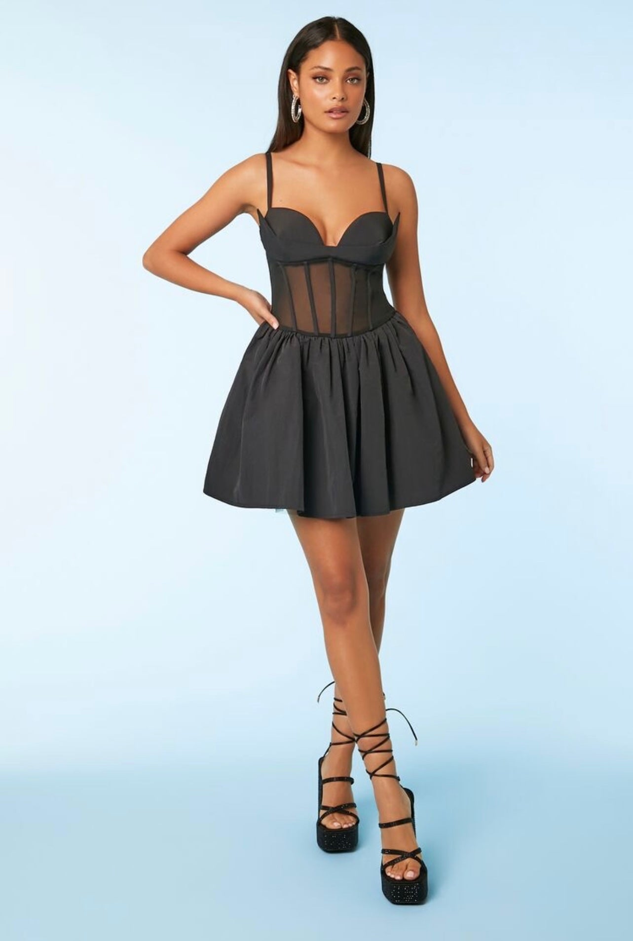 Vestido Corset Mini Black