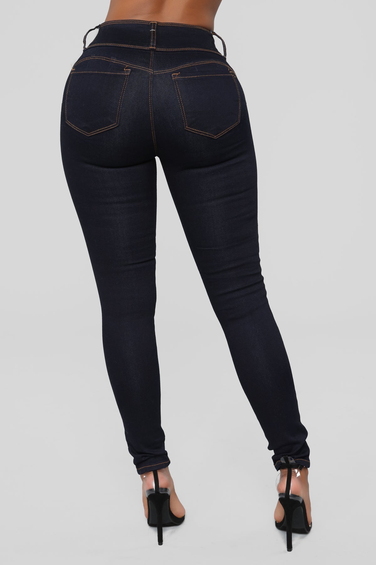 Jeans Skinny Triple Botón