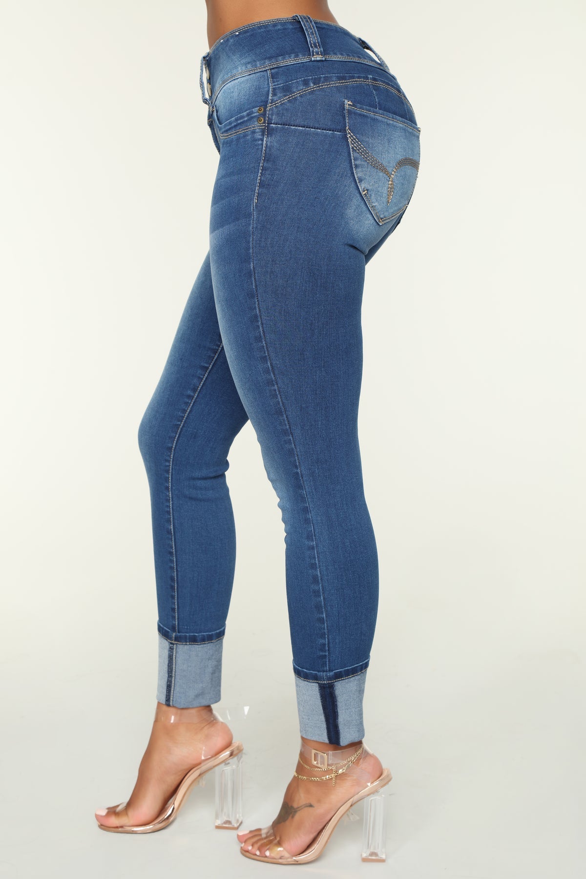 Jean Sculpt Fit Doble Dobladillo