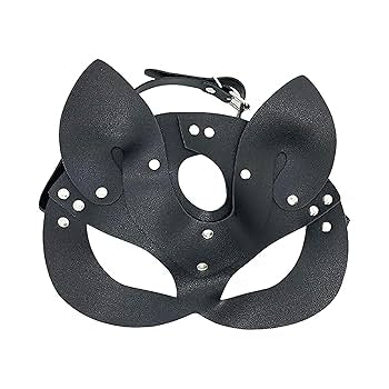 Máscara Halloween Gato Negro 🐾