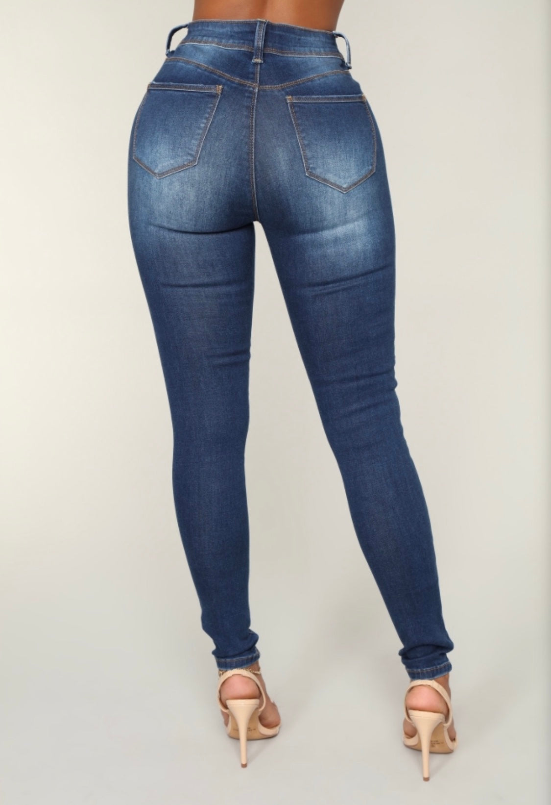 Jeans Skinny Realce Clásico