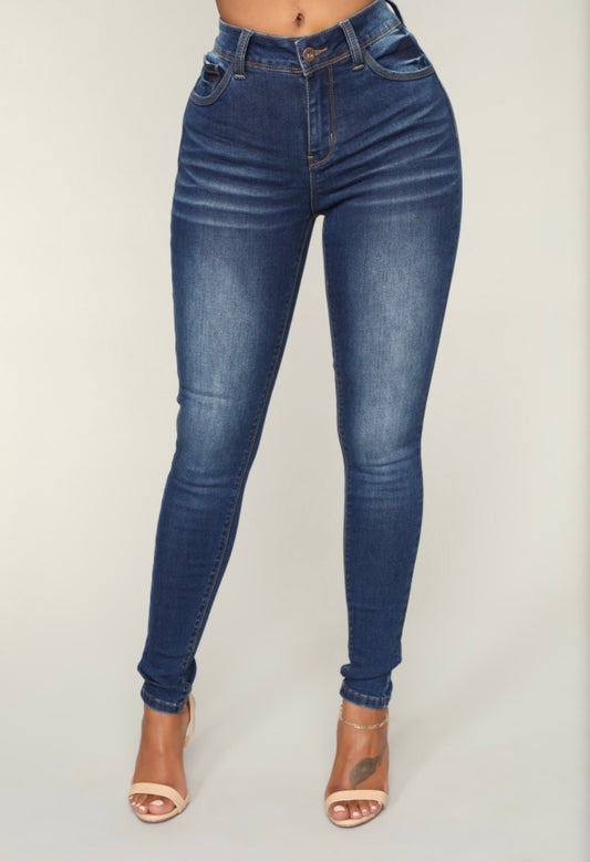 Jeans Skinny Realce Clásico