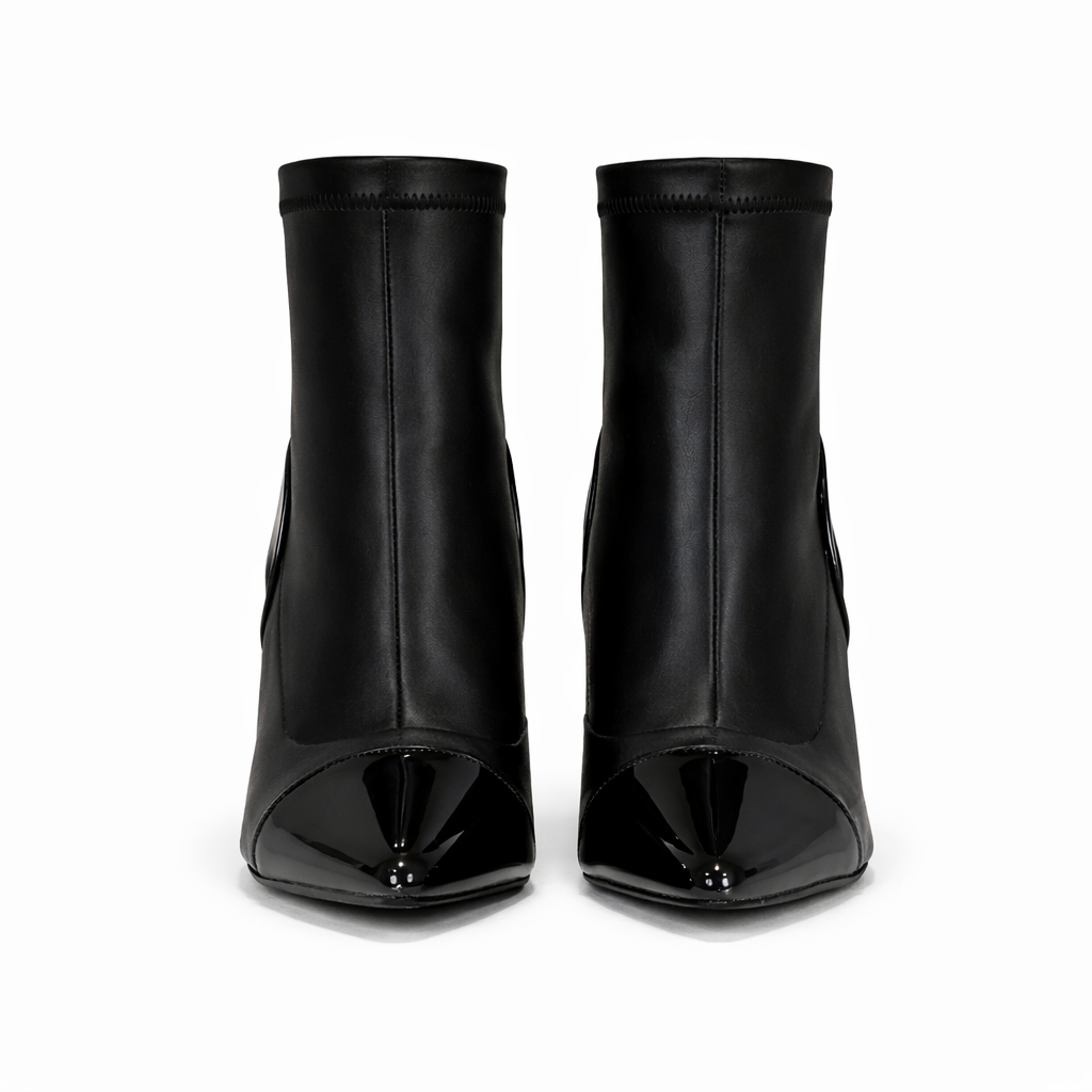 Botines negros de tacón