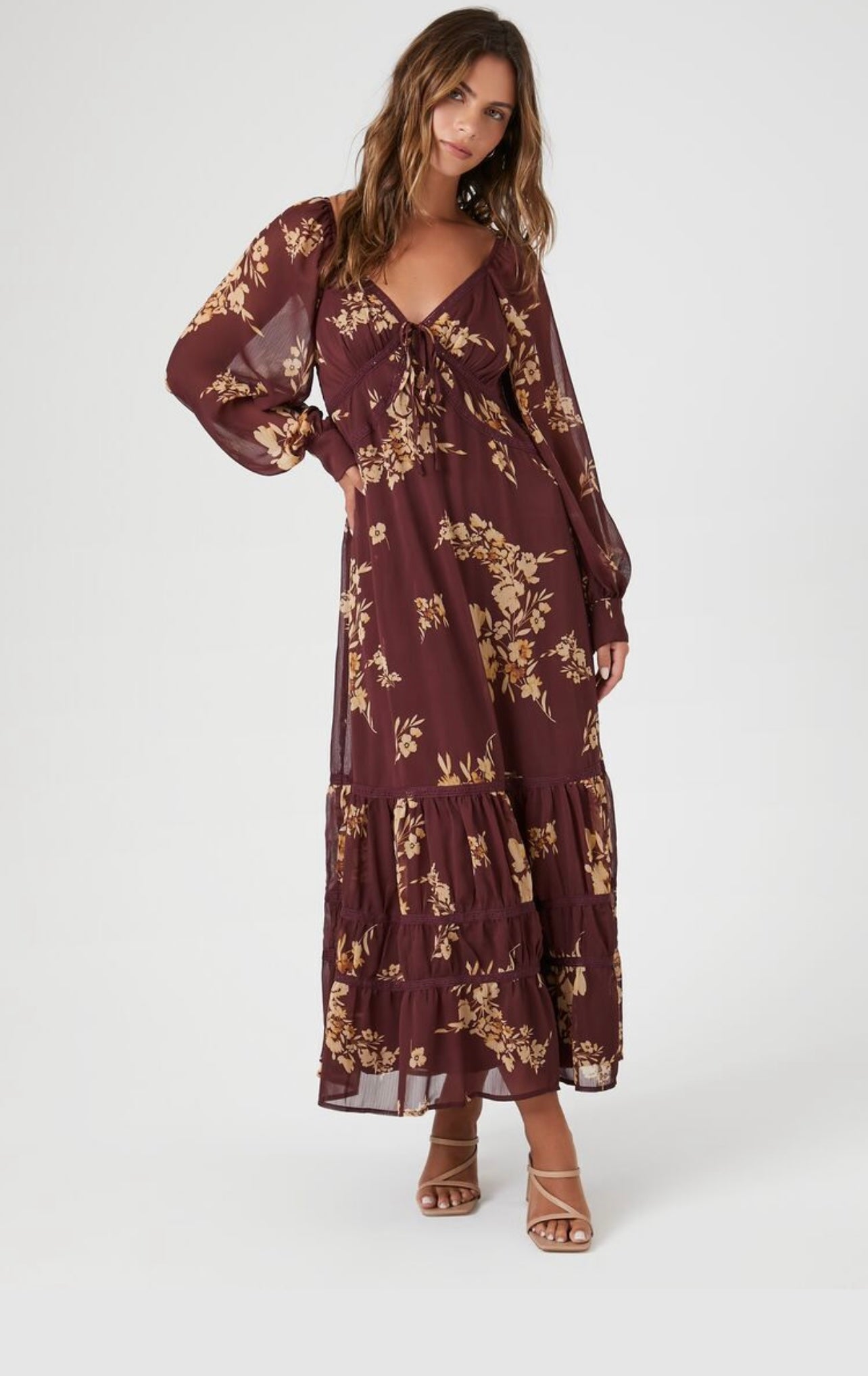 Vestido Maxi Boho Floral