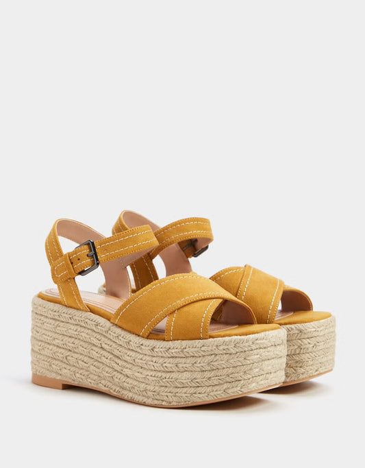Sandalias de Plataforma Yute
