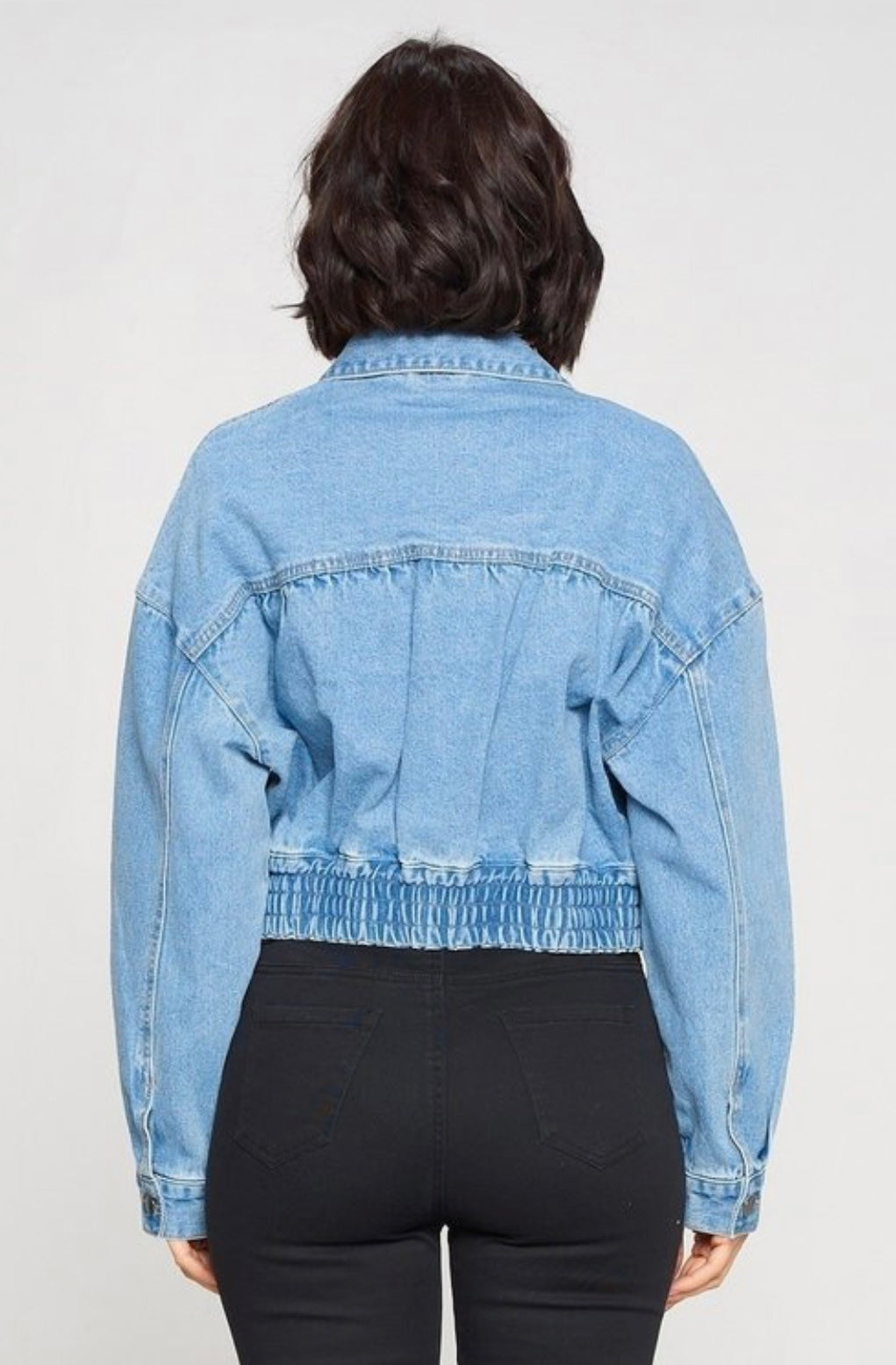 Chaqueta Denim Cropped