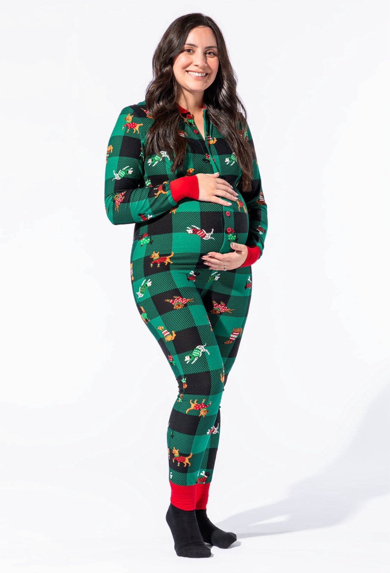 Sueños de Navidad – Pijama Unisex de Franela Premium