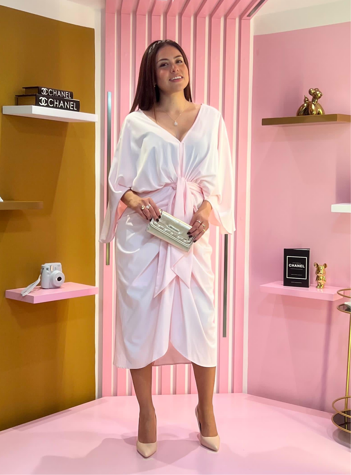 Vestido Kimono Celeste
