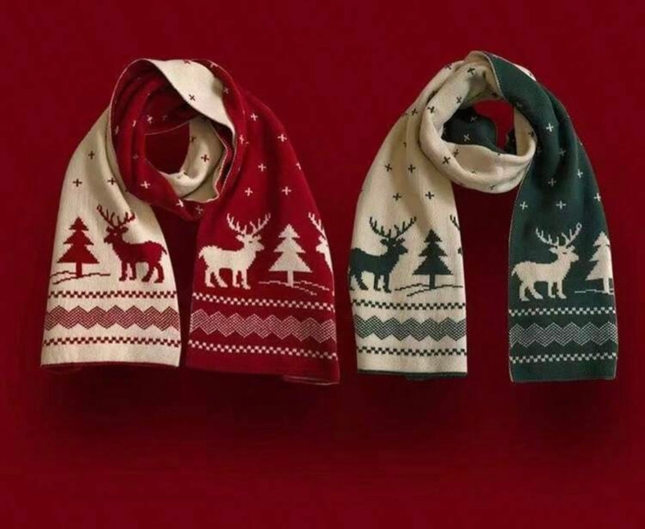 Bufanda Navidad Escandinava