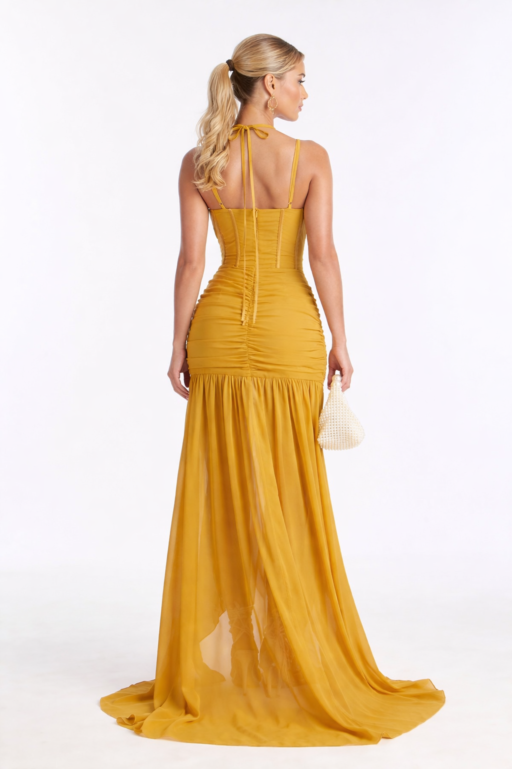 Vestido Mustard Corset