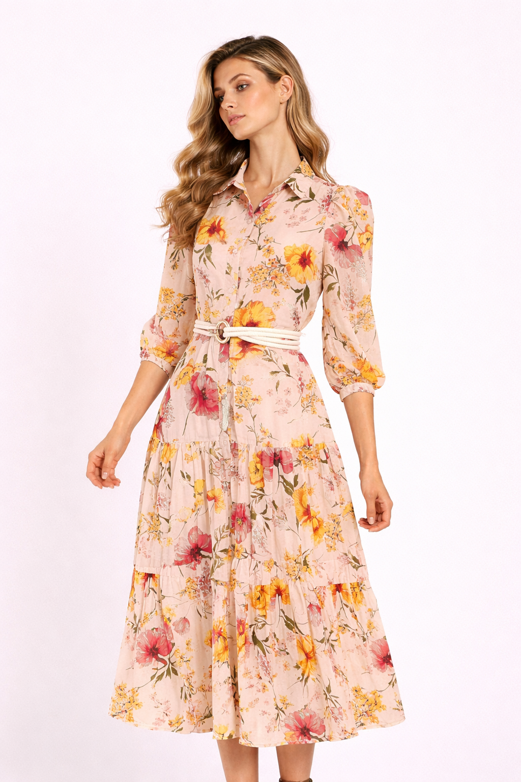 Vestido Floral Garden Midi