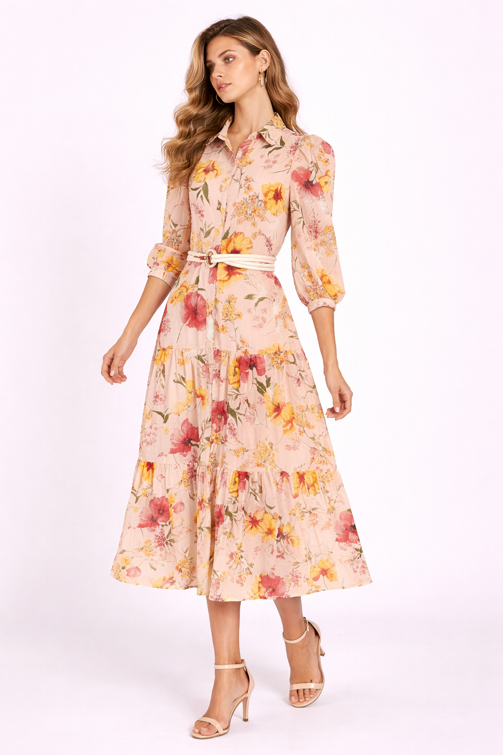 Vestido Floral Garden Midi