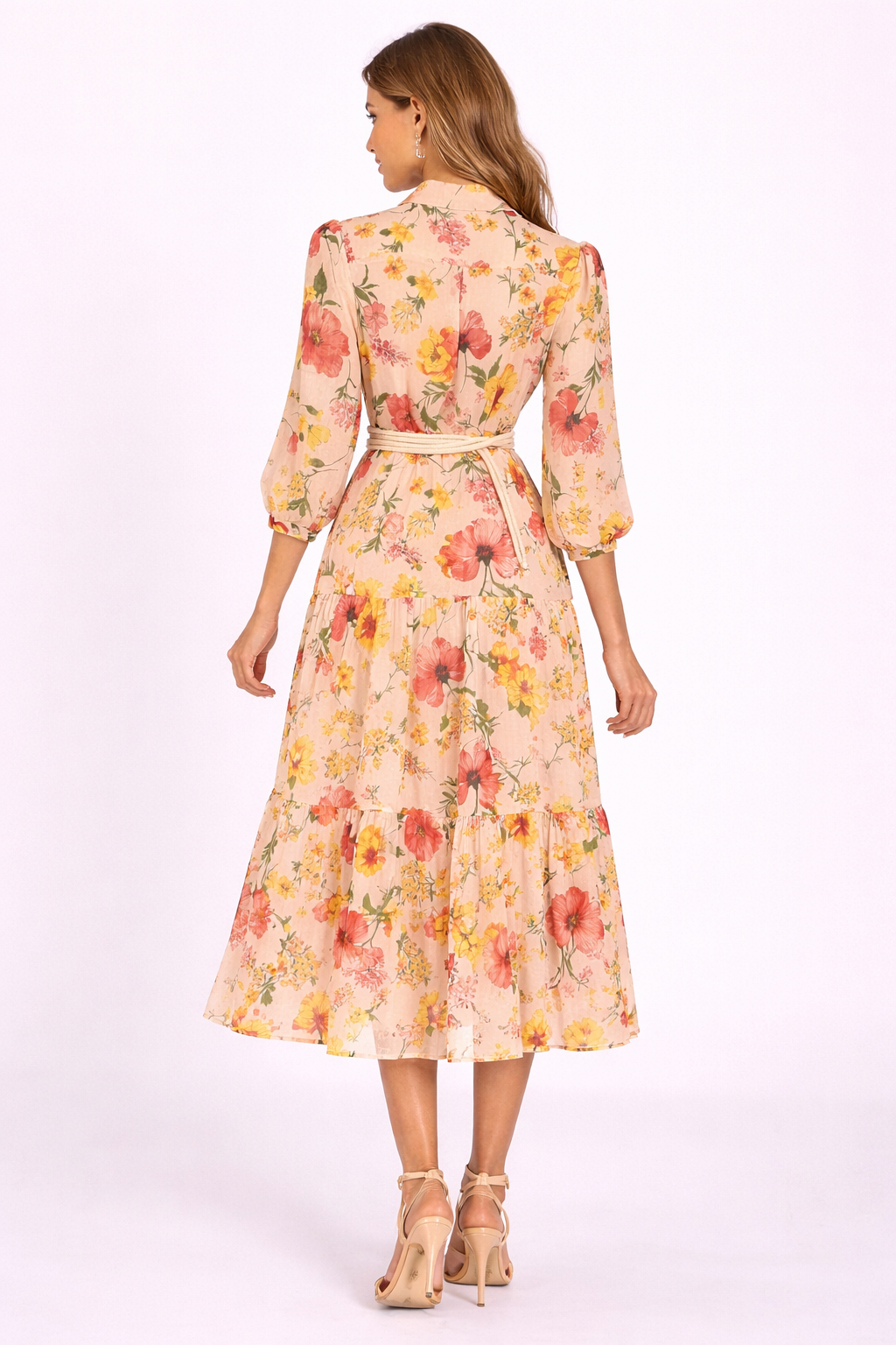 Vestido Floral Garden Midi
